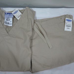 Woman's scurbs top & bottom (beige)  Size: Medium